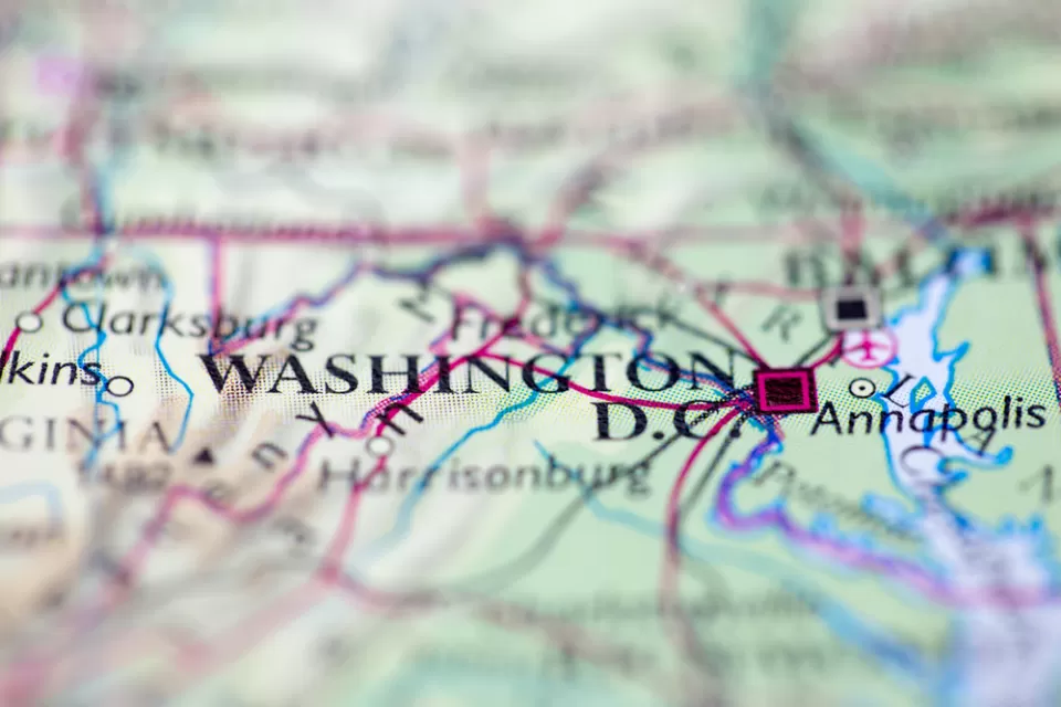 Maryland and Virginia
